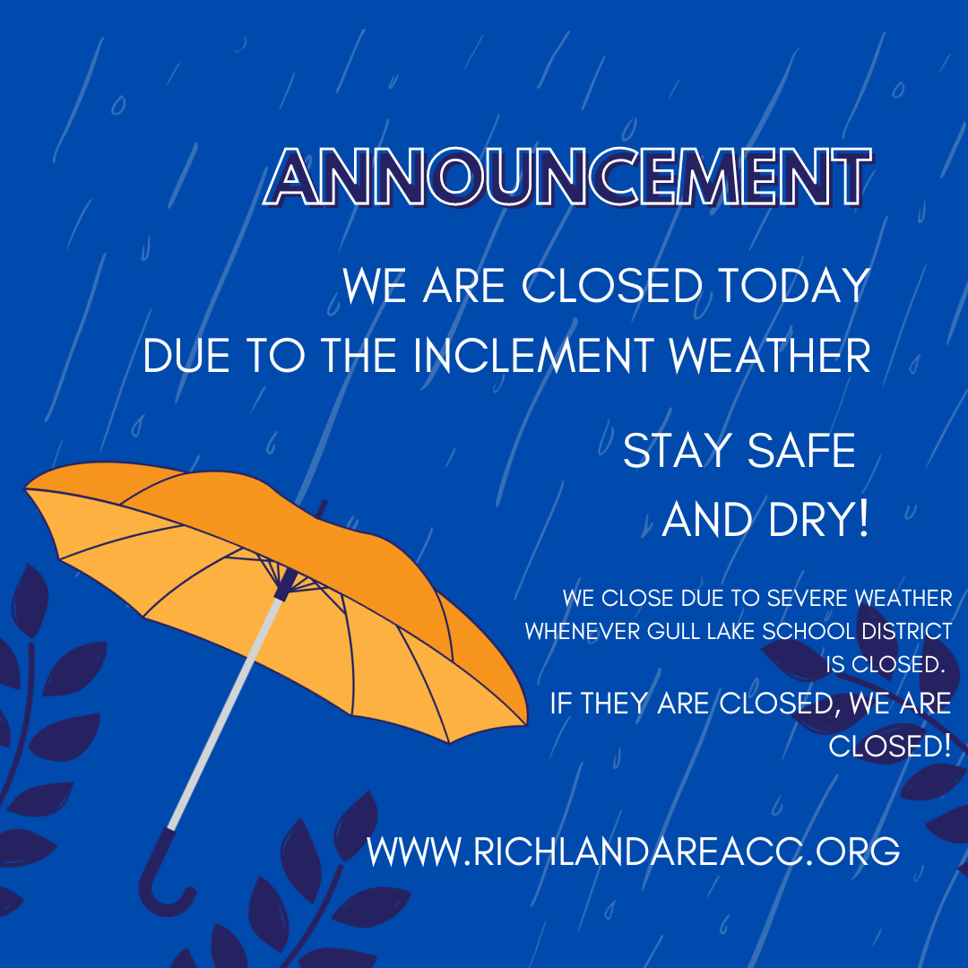 Blue and Orange Weather Announcement Instagram Post (2)